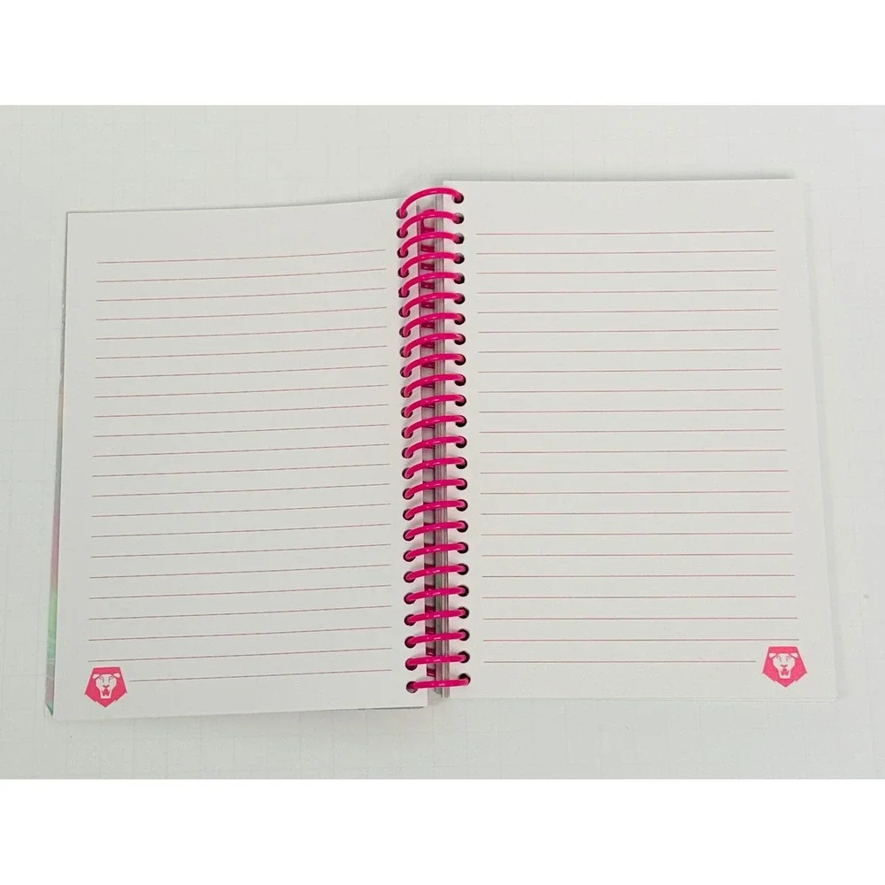 Netflix K-Pop Demon Hunters Spiral Notebook Saja Boys Pink Lined Pastel Journal